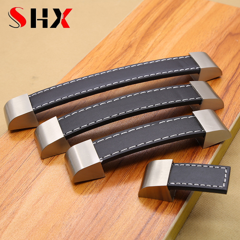 Furniture Grade Hardware - Modern yüksek kaliteli deri kulp kolları