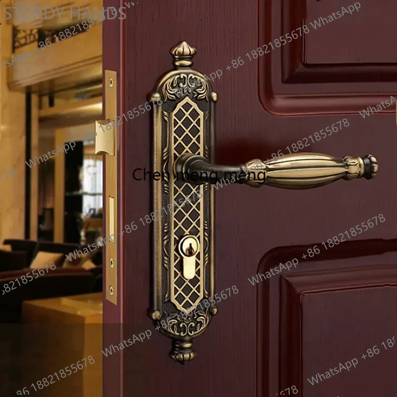 Furniture Grade Hardware - Yüksek dereceli saf bakır kapı kilidi
