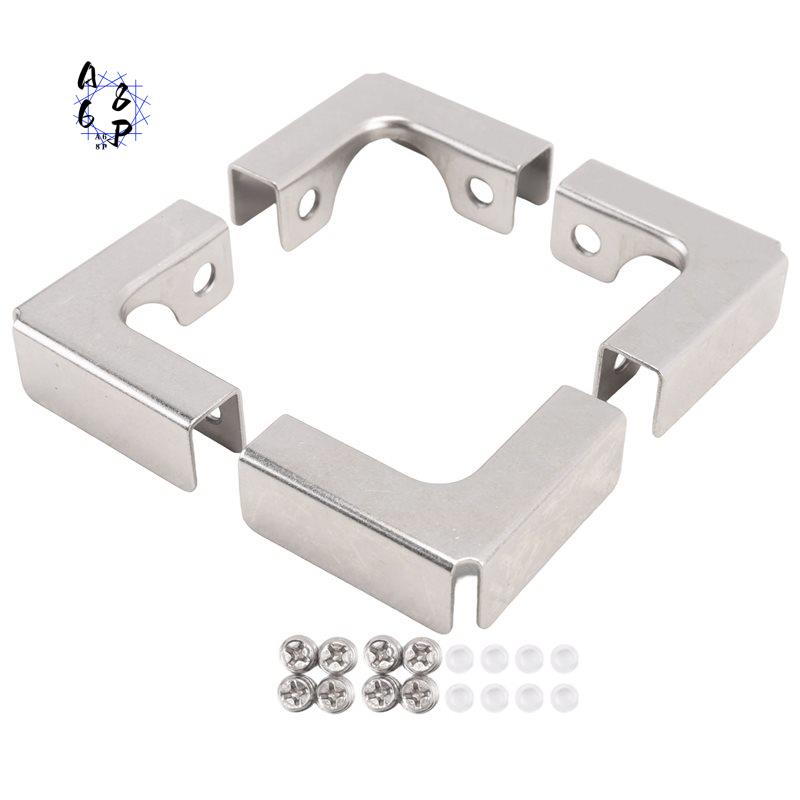 Furniture Hardware Types - A68P-4 Adet L Tipi Cam Sabitleme