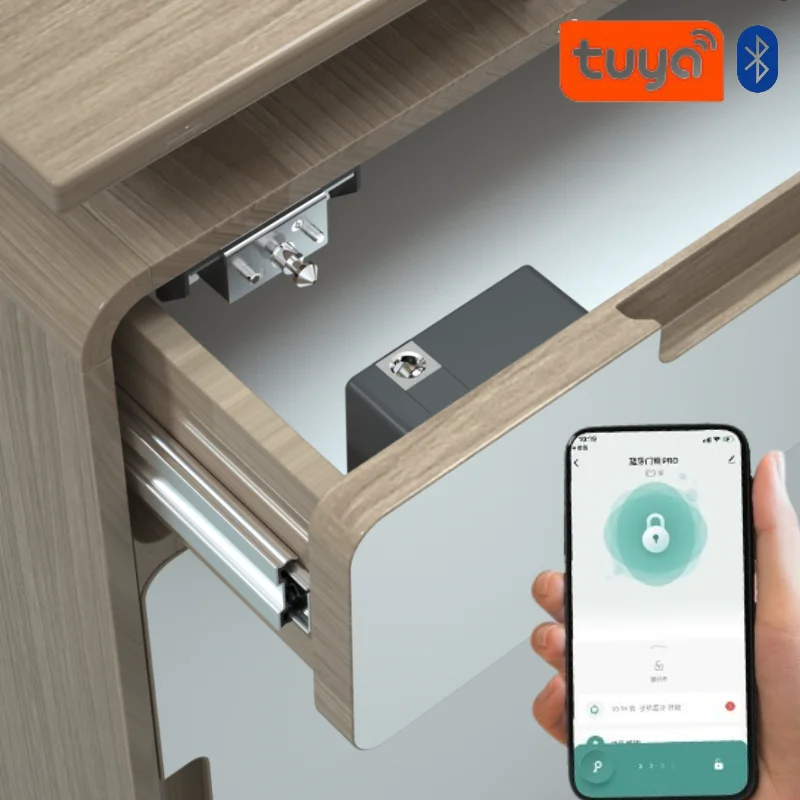 Furniture Home Hardware - Tuya Akıllı Dolap Kapı Kilidi Anahtarsız