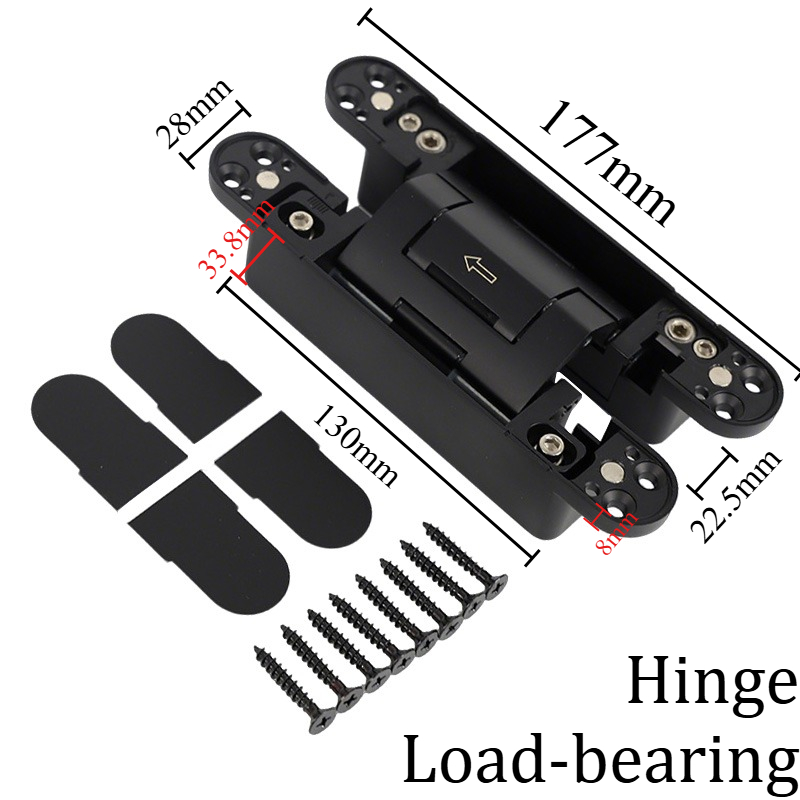 Siyah Hidrolik Kapı Menteşeler - Furniture Hardware Types incelemesi ve fiyatı