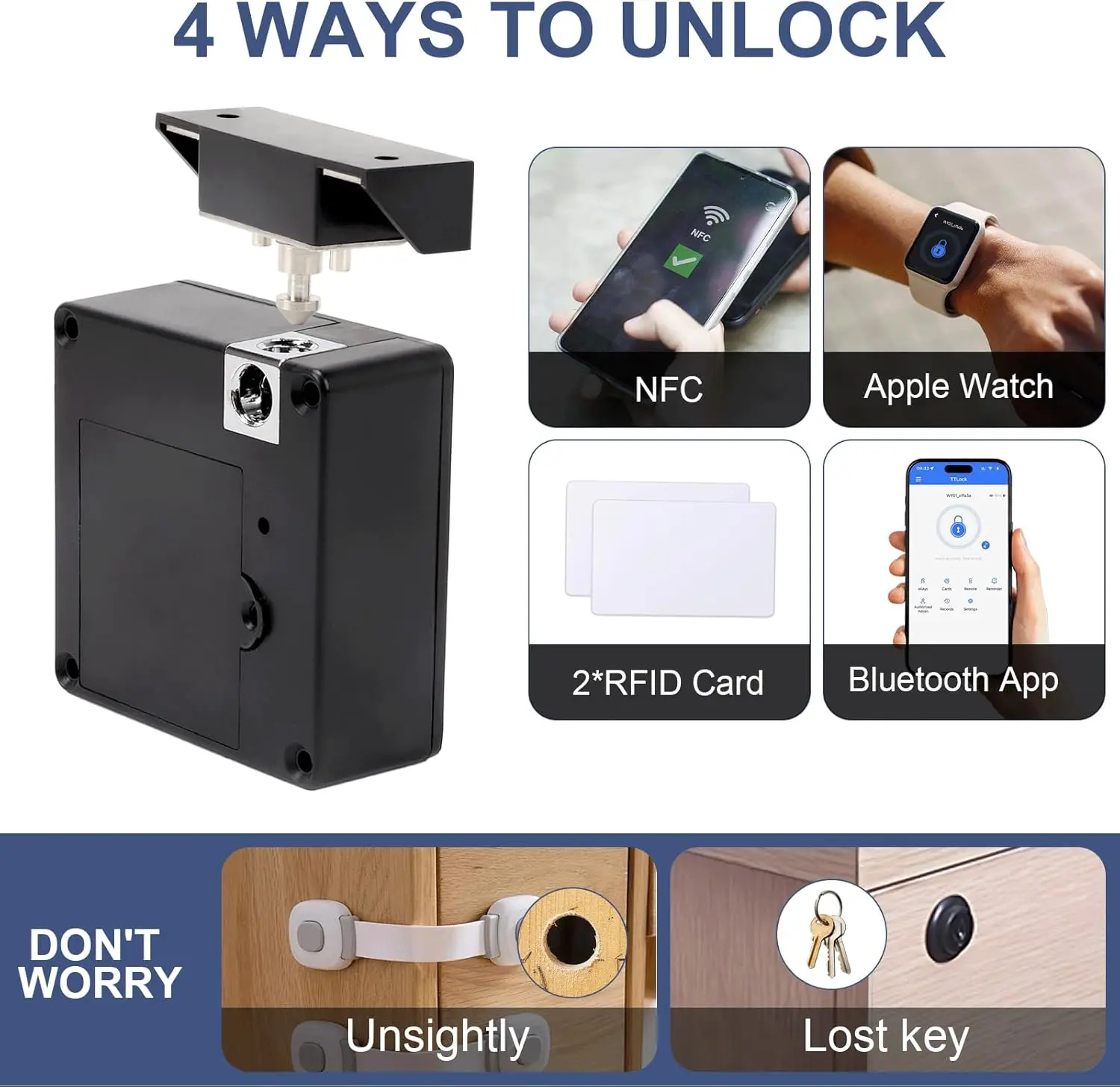 Cep telefonu NFC akıllı kilit  - Furniture Home Hardware incelemesi ve fiyatı