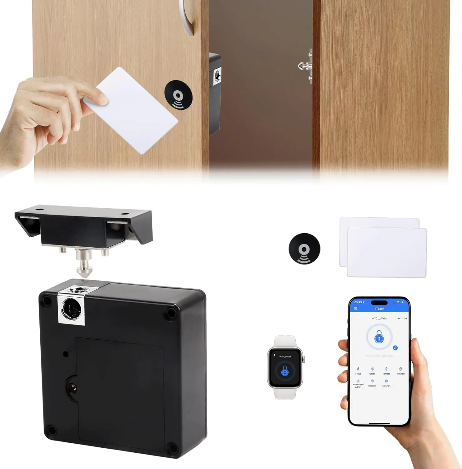 Cep telefonu NFC akıllı kilit  - Furniture Home Hardware incelemesi ve fiyatı