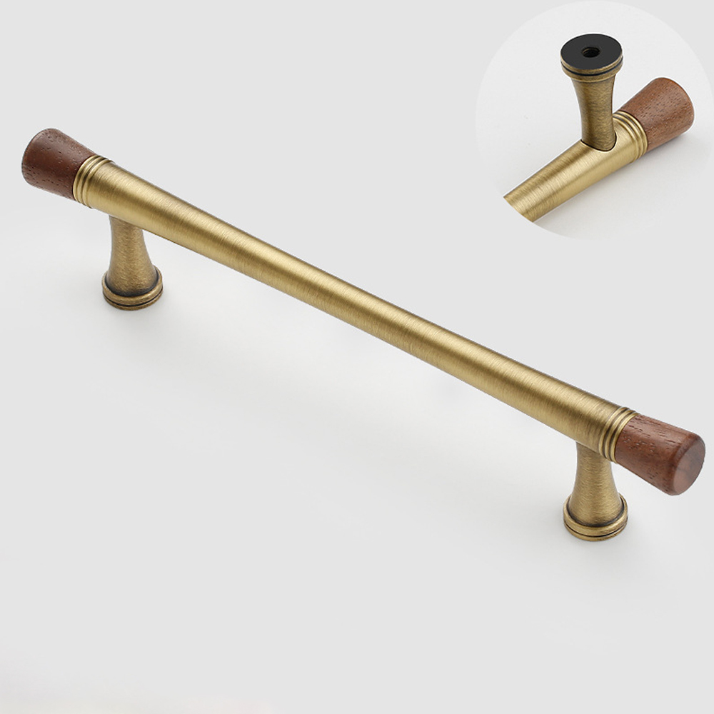 Vintage Ceviz Pirinç Kolu Yuva - Vintage Furniture Hardware Pulls incelemesi ve fiyatı