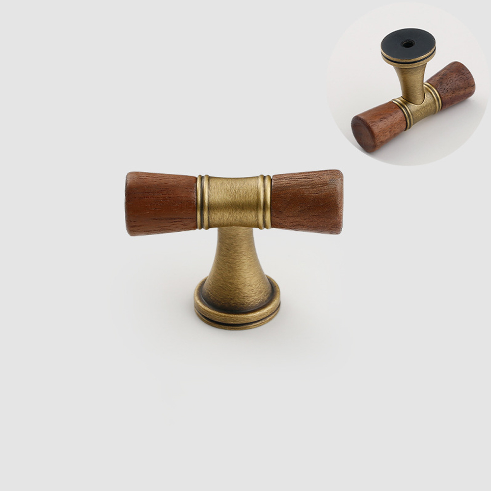 Vintage Ceviz Pirinç Kolu Yuva - Vintage Furniture Hardware Pulls incelemesi ve fiyatı