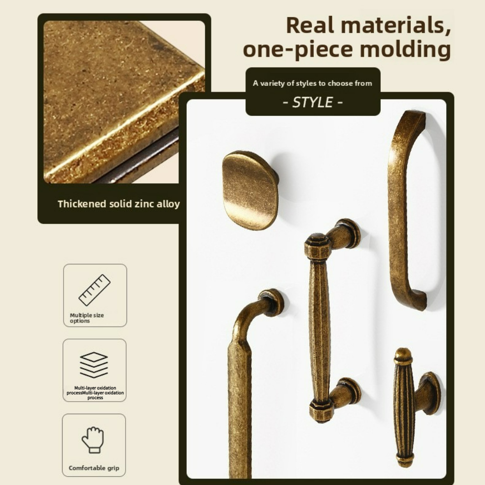 Çinko Alaşımlı Vintage Bakır D - Vintage Furniture Hardware Pulls incelemesi ve fiyatı