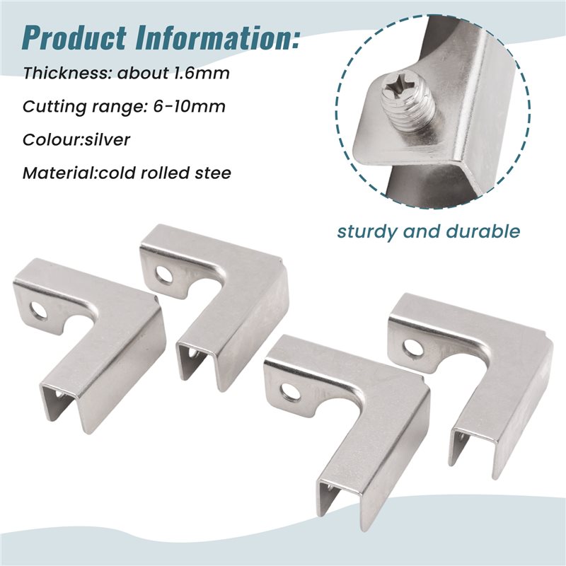A68P-4 Adet L Tipi Cam Sabitle - Furniture Hardware Types incelemesi ve fiyatı
