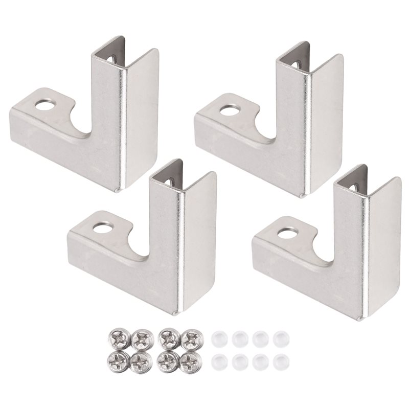 ABUI-4 Adet L Tipi Cam Sabitle - Furniture Hardware Types incelemesi ve fiyatı