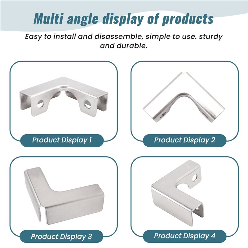 ABUI-4 Adet L Tipi Cam Sabitle - Furniture Hardware Types incelemesi ve fiyatı